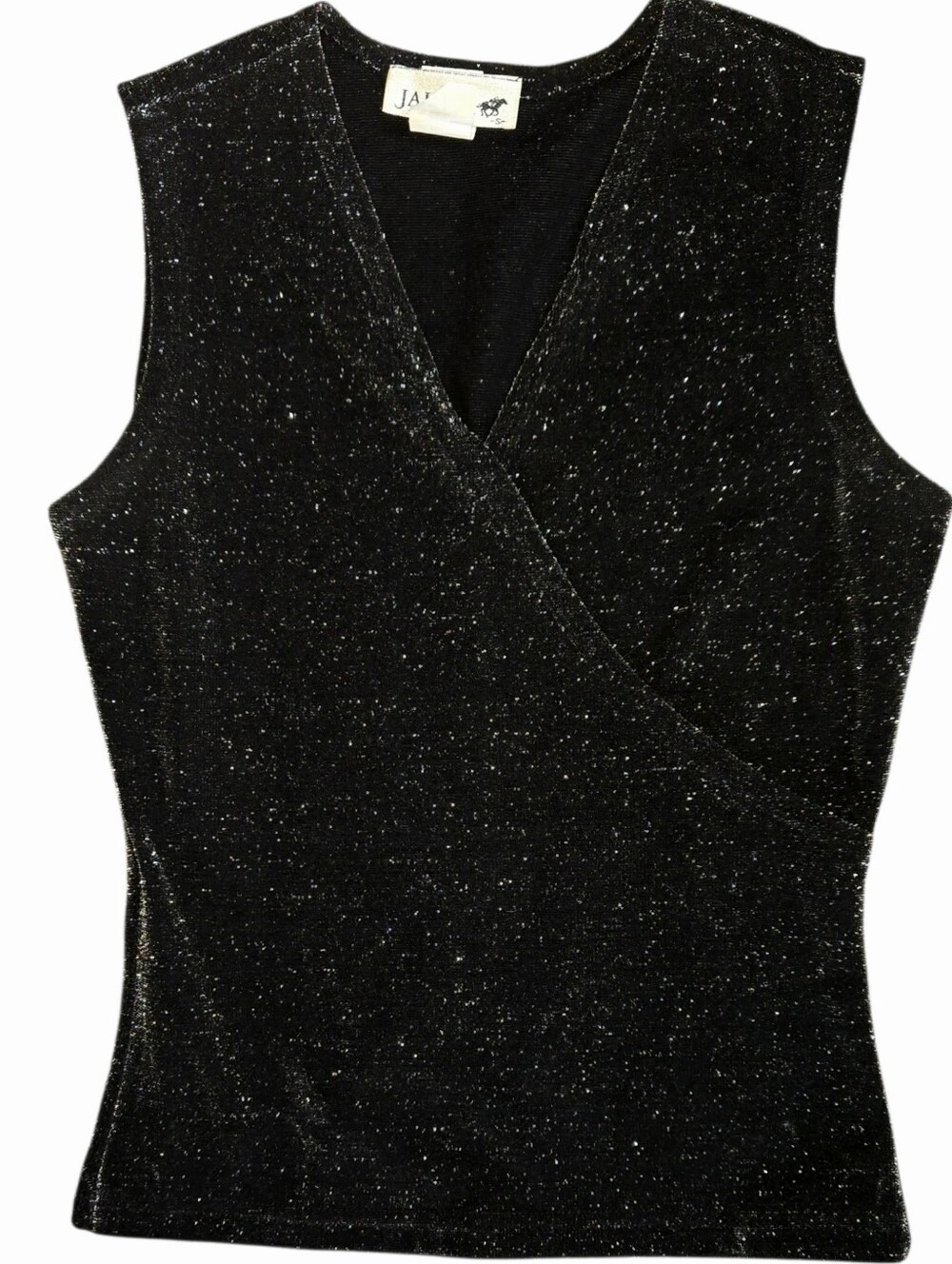 Vintage Jaipur Metallic Shimmer Sleeveless Top